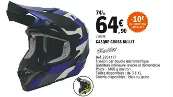 E.Leclerc L'Auto Casque Cross Bullit offre