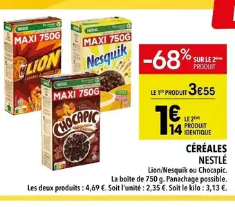 Supeco Nestlé Céréales offre
