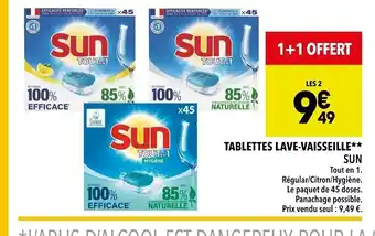 Supeco Sun Tablettes Lave-Vaisseille offre