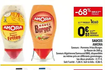 Supeco Amora Sauces offre