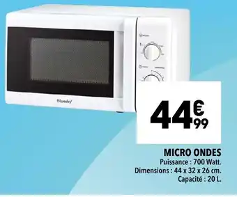 Supeco Micro Ondes offre