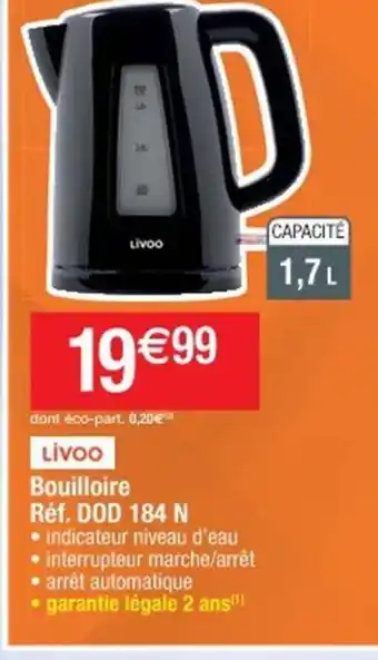 Cora x Carrefour Livoo Bouilloire offre