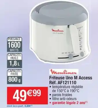 Moulinex Friteuse Uno M Access