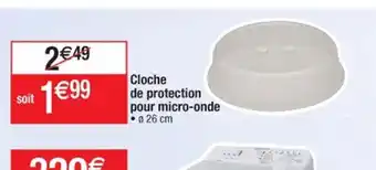 Cora x Carrefour Cloche de Protection Por Micro-Onde offre