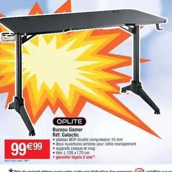 Cora x Carrefour Bureau Gamer offre