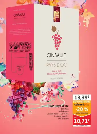 Colruyt IGP Pays d'Oc offre