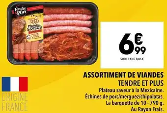 Supeco Tendre et plus assortiment de viandes offre