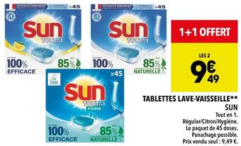Supeco Sun tablettes lave-vaisseille* offre
