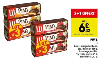 Supeco Lu pim’s offre