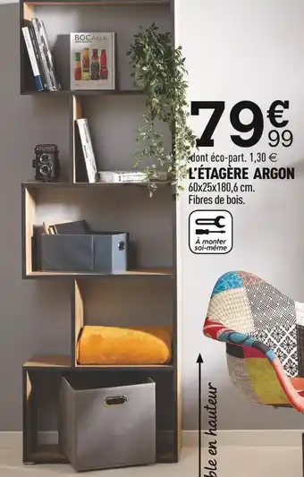 Centrakor L’étagère argon offre