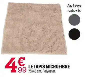 Centrakor Le tapis microfibre offre