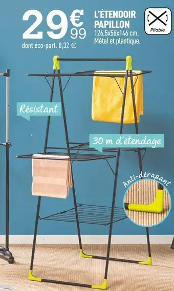 Centrakor L’étendoir papillon offre