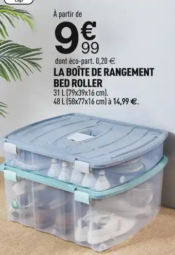 Centrakor La boîte de rangement bed roller offre