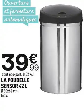 Centrakor La poubelle sensor 42 l offre