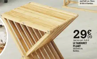 Centrakor Le tabouret pliant offre