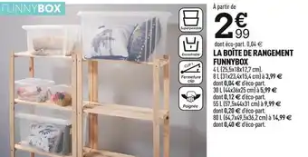 Centrakor La boîte de rangement funnybox offre