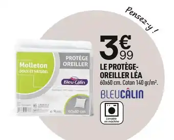 Centrakor Bleu câlin le protège-oreiller léa offre