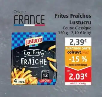 Frites fraĂźches lustucru