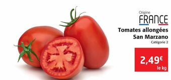 Colruyt Tomates allongées san marzano offre