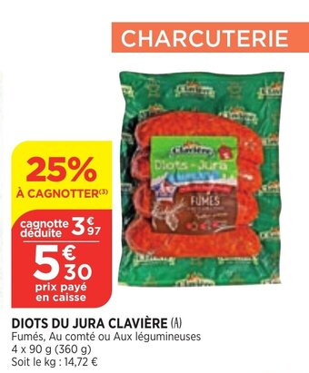Bi1 Clavière diots du jura offre