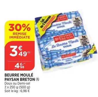 Beurre moulé paysan breton