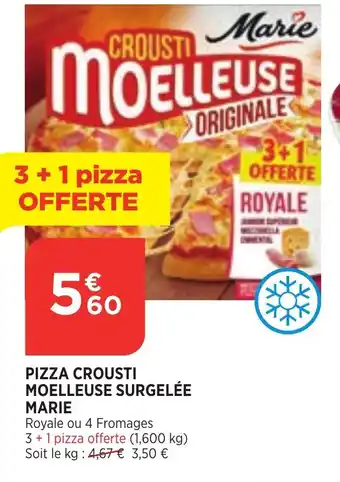 Bi1 Marie Pizza crousti moelleuse surgelée offre