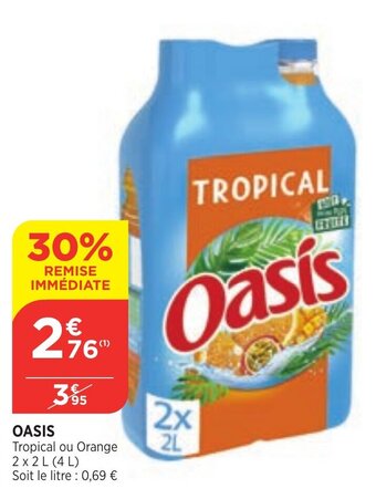Bi1 Oasis offre