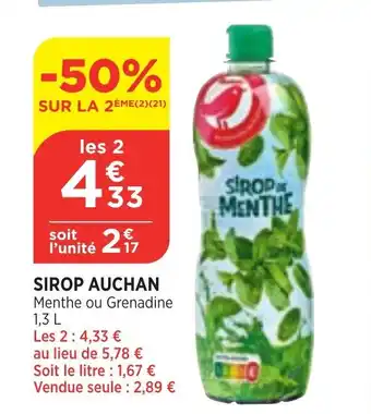 Bi1 Sirop auchan offre