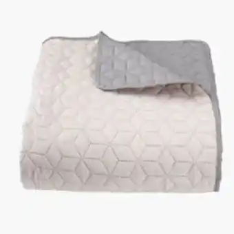 JYSK Couvre-lit rosentre 160x220 gris/beige offre
