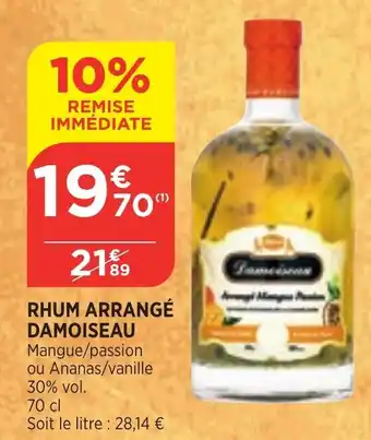 Bi1 Rhum Arrangé damoiseau offre