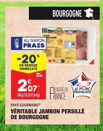 ALDI Véritable jambon persillé de bourgogne offre