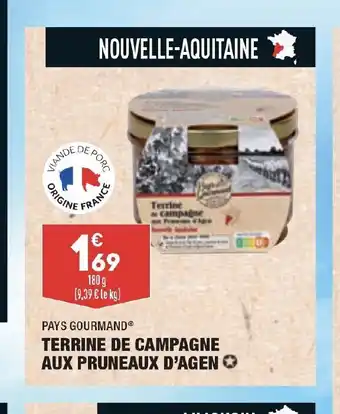 ALDI Terrine De Campagne Aux Pruneaux D'Agen offre