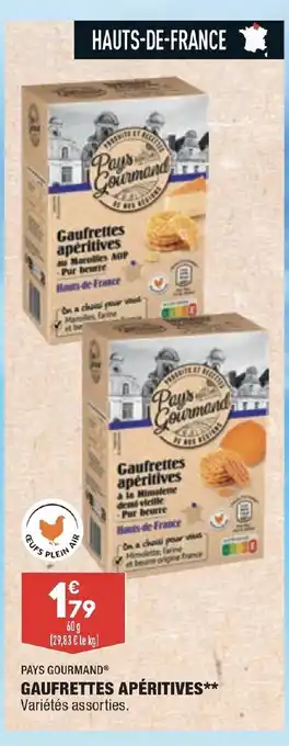 ALDI Gaufrettes Apéritives** offre