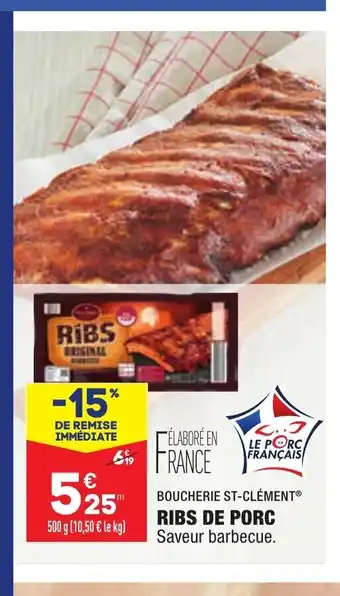 ALDI Ribs De Porc offre