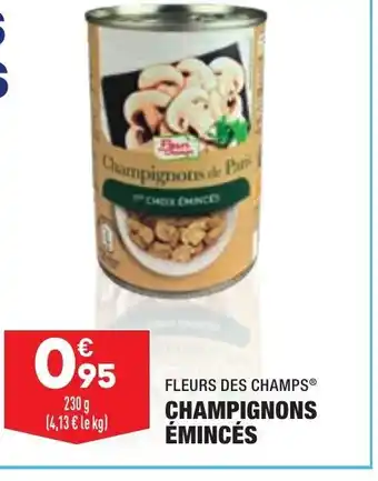 ALDI Champignons émincés offre