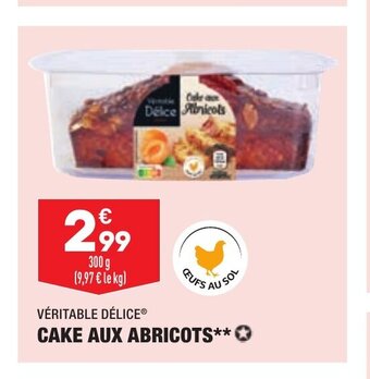 ALDI Cake Aux Abricots offre