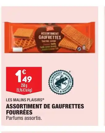 ALDI Assortiment De Gaufrettes Fourrées offre