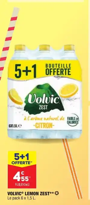 ALDI Volvic lemon Zest** offre