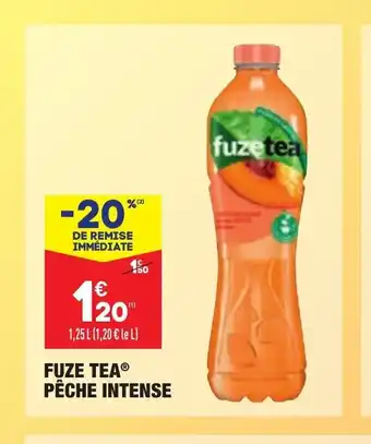 ALDI Fuze tea pêche intense offre