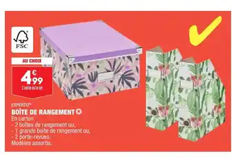 ALDI BoÎte de rangment offre