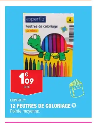 ALDI 12 Feutres De Coloriage offre