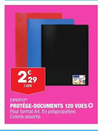 ALDI Protège-documents 120 Vues offre