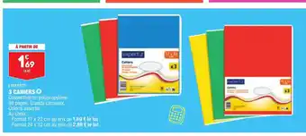 ALDI 3 Cahiers offre