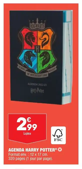 ALDI Agenda Harry potter offre