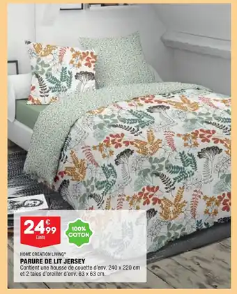 ALDI Parure De Lit Jersey offre