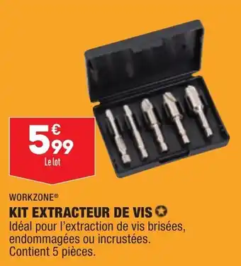 ALDI Kit Extracteur De Vis offre