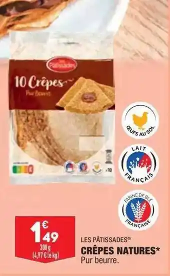 ALDI Crêpes natures offre