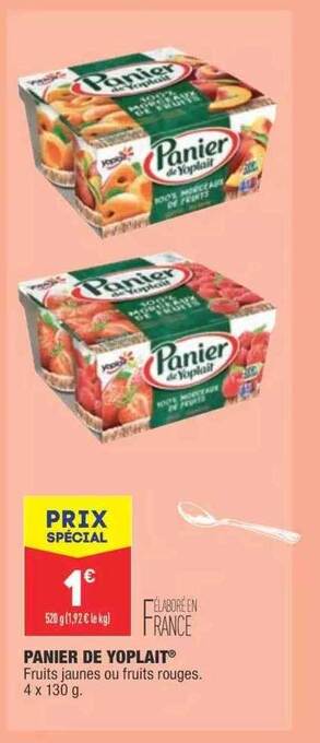 ALDI Panier de yoplait offre