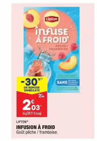 ALDI Infusion à froid offre