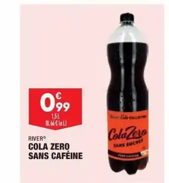 ALDI River cola zero sans caféine offre